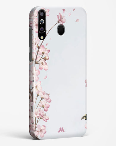 Pastel Flowers on Marble Hard Case Phone Cover-(Samsung)