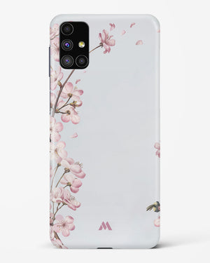 Pastel Flowers on Marble Hard Case Phone Cover-(Samsung)