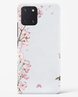 Pastel Flowers on Marble Hard Case Phone Cover-(Samsung)