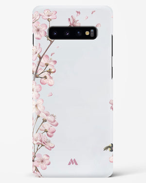 Pastel Flowers on Marble Hard Case Phone Cover (Samsung)