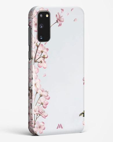 Pastel Flowers on Marble Hard Case Phone Cover (Samsung)