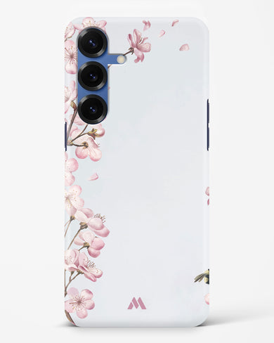 Pastel Flowers on Marble Hard Case Phone Cover (Samsung)