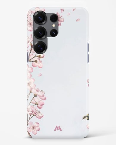 Pastel Flowers on Marble Hard Case Phone Cover (Samsung)