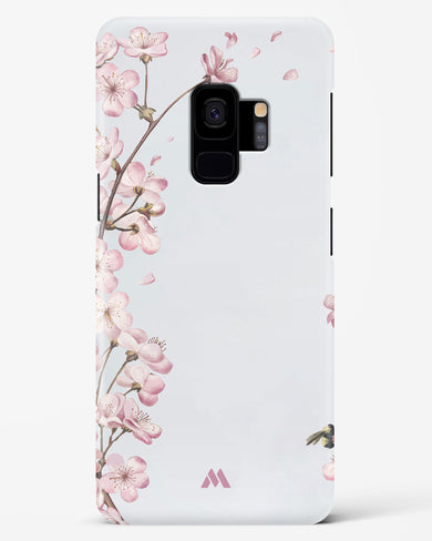 Pastel Flowers on Marble Hard Case Phone Cover (Samsung)