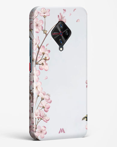 Pastel Flowers on Marble Hard Case Phone Cover (Vivo)