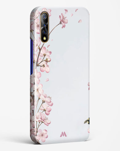 Pastel Flowers on Marble Hard Case Phone Cover (Vivo)