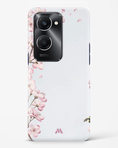 Pastel Flowers on Marble Hard Case Phone Cover (Vivo)