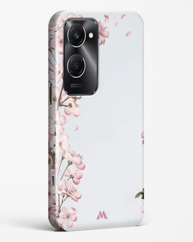 Pastel Flowers on Marble Hard Case Phone Cover (Vivo)