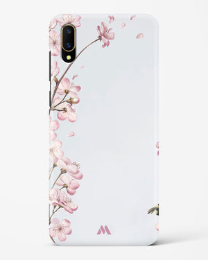 Pastel Flowers on Marble Hard Case Phone Cover (Vivo)