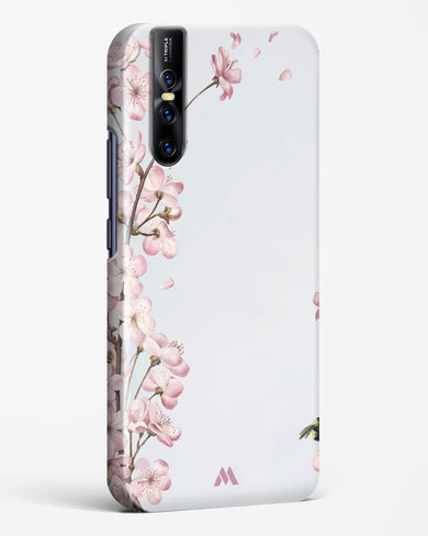Pastel Flowers on Marble Hard Case Phone Cover (Vivo)