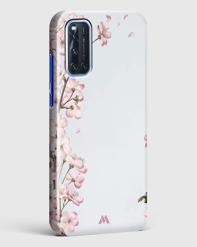 Pastel Flowers on Marble Hard Case Phone Cover (Vivo)
