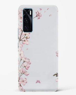 Pastel Flowers on Marble Hard Case Phone Cover (Vivo)