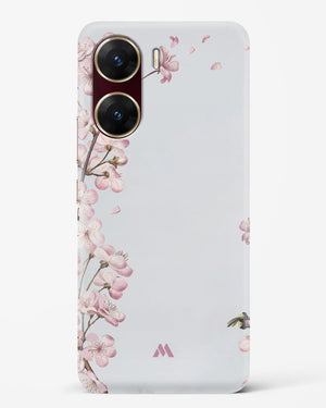 Pastel Flowers on Marble Hard Case Phone Cover (Vivo)