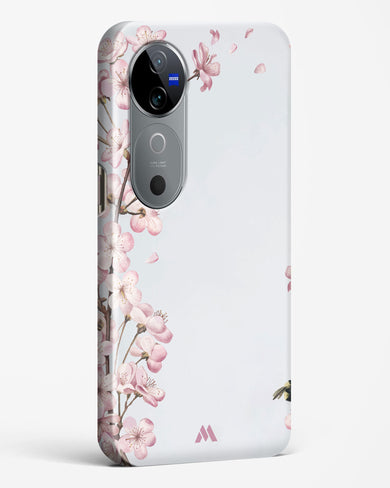 Pastel Flowers on Marble Hard Case Phone Cover (Vivo)