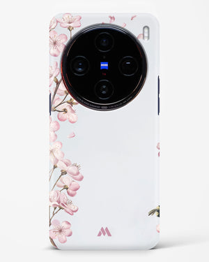 Pastel Flowers on Marble Hard Case Phone Cover (Vivo)