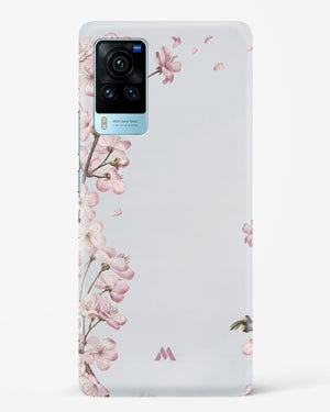 Pastel Flowers on Marble Hard Case Phone Cover (Vivo)