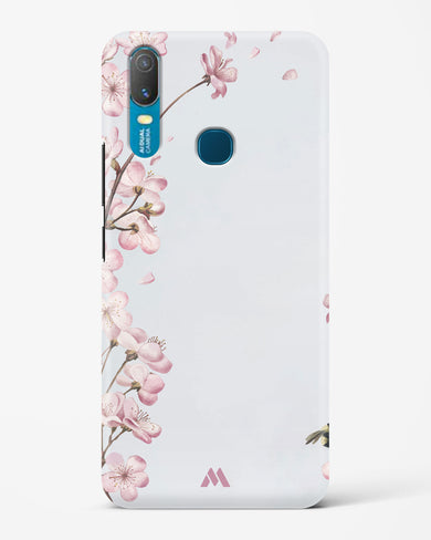 Pastel Flowers on Marble Hard Case Phone Cover (Vivo)