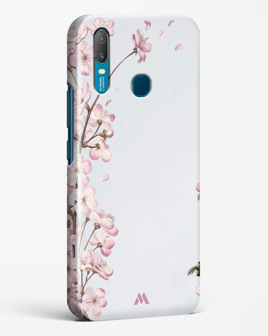 Pastel Flowers on Marble Hard Case Phone Cover (Vivo)