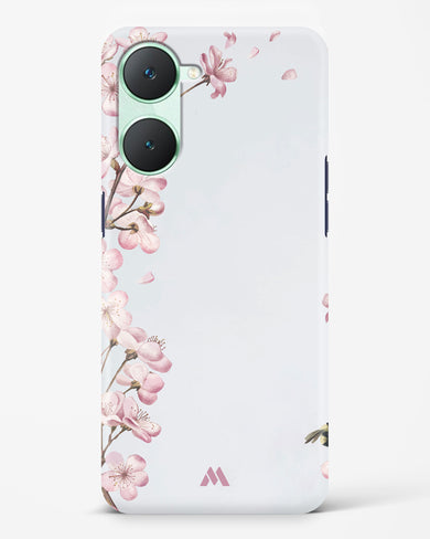 Pastel Flowers on Marble Hard Case Phone Cover (Vivo)