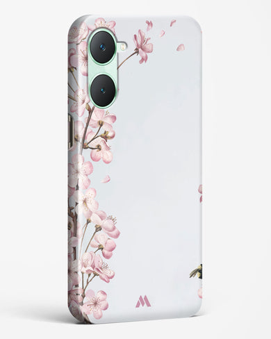Pastel Flowers on Marble Hard Case Phone Cover (Vivo)