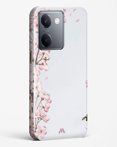 Pastel Flowers on Marble Hard Case Phone Cover (Vivo)