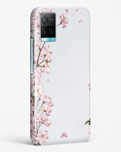 Pastel Flowers on Marble Hard Case Phone Cover (Vivo)