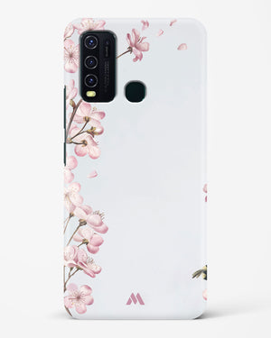 Pastel Flowers on Marble Hard Case Phone Cover (Vivo)