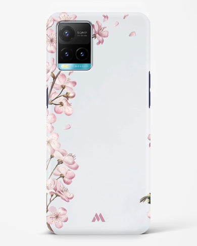 Pastel Flowers on Marble Hard Case Phone Cover (Vivo)