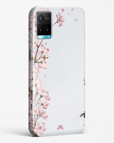 Pastel Flowers on Marble Hard Case Phone Cover (Vivo)