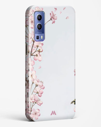 Pastel Flowers on Marble Hard Case Phone Cover (Vivo)