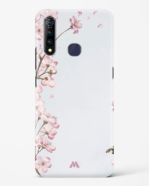Pastel Flowers on Marble Hard Case Phone Cover (Vivo)