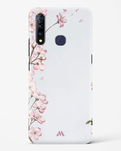 Pastel Flowers on Marble Hard Case Phone Cover (Vivo)