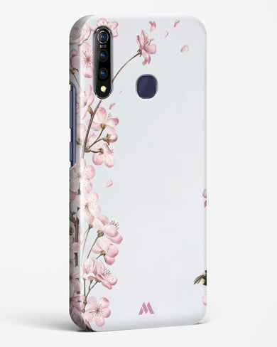 Pastel Flowers on Marble Hard Case Phone Cover (Vivo)