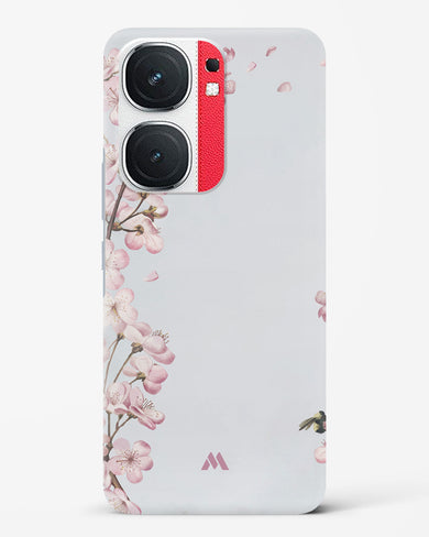 Pastel Flowers on Marble Hard Case Phone Cover (Vivo)