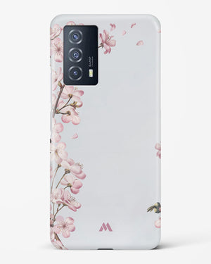 Pastel Flowers on Marble Hard Case Phone Cover (Vivo)