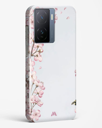 Pastel Flowers on Marble Hard Case Phone Cover (Vivo)