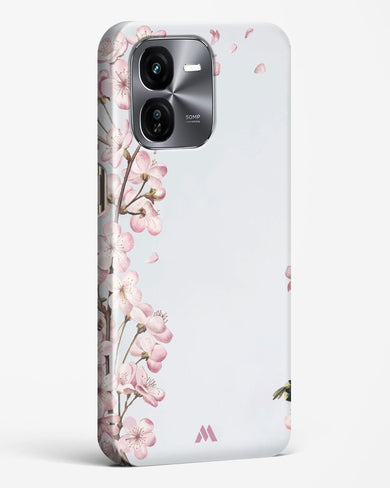 Pastel Flowers on Marble Hard Case Phone Cover (Vivo)