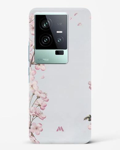 Pastel Flowers on Marble Hard Case Phone Cover (Vivo)