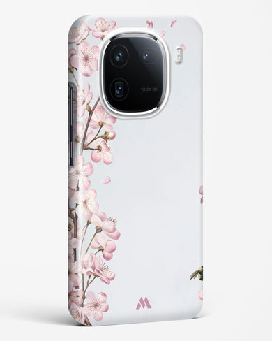 Pastel Flowers on Marble Hard Case Phone Cover (Vivo)