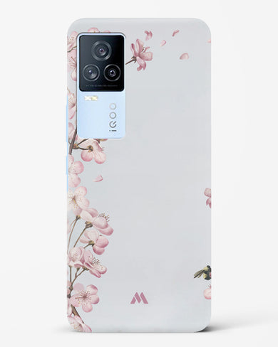 Pastel Flowers on Marble Hard Case Phone Cover (Vivo)