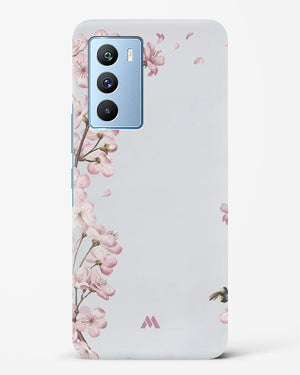 Pastel Flowers on Marble Hard Case Phone Cover (Vivo)
