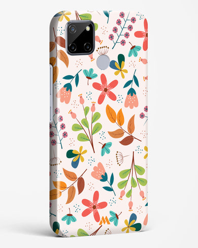 Canvas Art in Bloom Hard Case Phone Cover-(Realme)