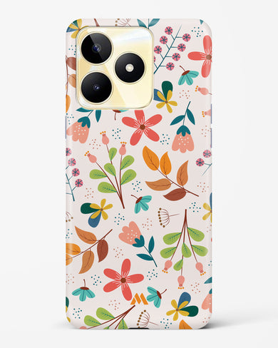 Canvas Art in Bloom Hard Case Phone Cover-(Realme)