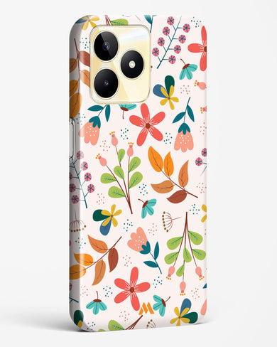 Canvas Art in Bloom Hard Case Phone Cover-(Realme)