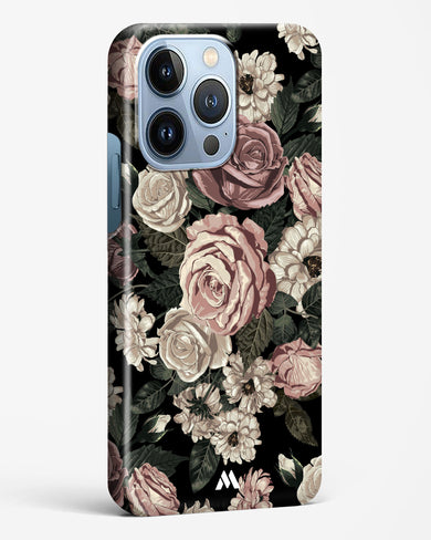 Floral Midnight Bouquet Hard Case Phone Cover-(Apple)