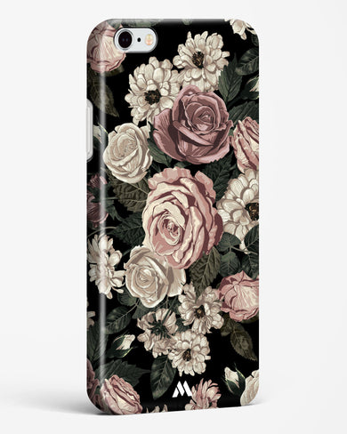 Floral Midnight Bouquet Hard Case Phone Cover-(Apple)