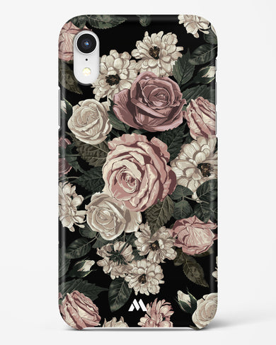 Floral Midnight Bouquet Hard Case Phone Cover-(Apple)