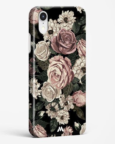 Floral Midnight Bouquet Hard Case Phone Cover-(Apple)