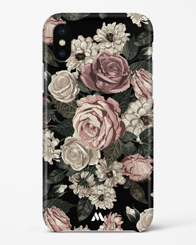 Floral Midnight Bouquet Hard Case Phone Cover-(Apple)