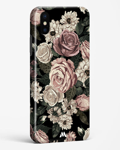 Floral Midnight Bouquet Hard Case Phone Cover-(Apple)